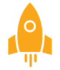 Rocket ship icon